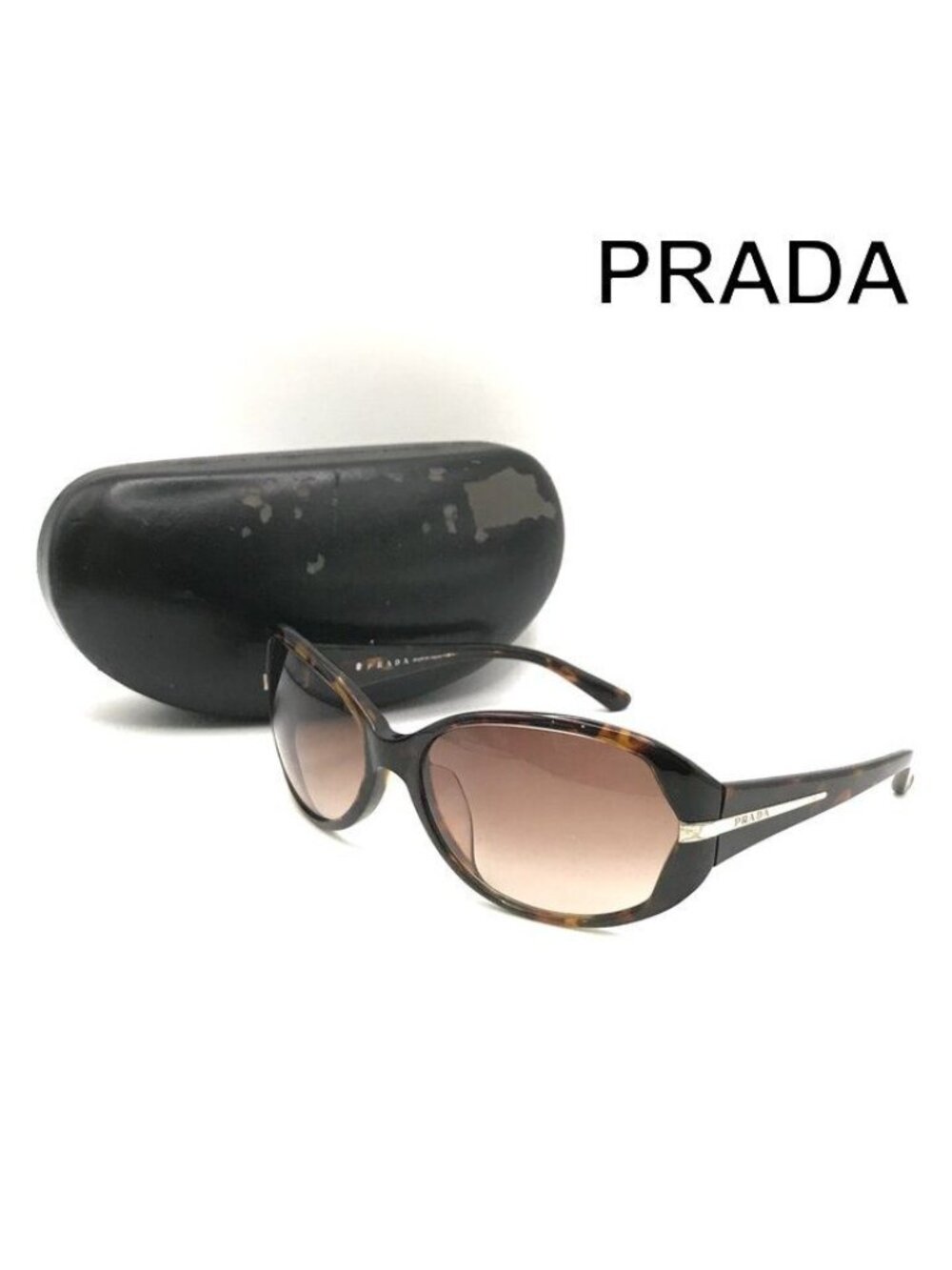 Prada Logo Sunglasses Eyewear Tortoiseshell Brown